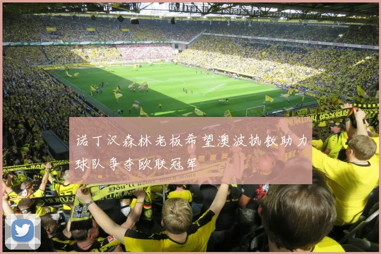 诺丁汉森林老板希望澳波执教助力球队争夺欧联冠军